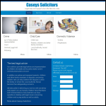 Screen shot of the Cfj & Co Solicitors Ltd website.