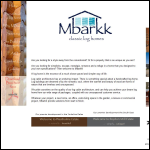 Screen shot of the Mbarkk Ltd website.