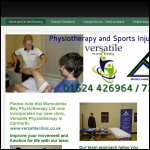 Screen shot of the Morecambe Bay Physiotherapy Ltd website.