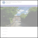 Screen shot of the Mayfield Grammar School, Gravesend website.