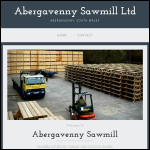 Screen shot of the Abergavenny Sawmill Ltd website.