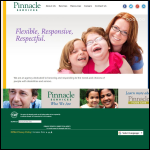 Screen shot of the Pinnacle Engineering Services Ltd website.