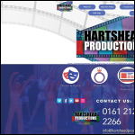 Screen shot of the Hartshead Productions Ltd website.