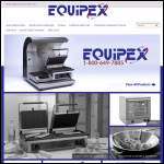 Screen shot of the Quipex Ltd website.