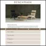 Screen shot of the Benchmark Carpentry Ltd website.