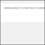 Screen shot of the Direct Construction Services (UK) Ltd website.