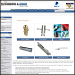 Screen shot of the The Window & Door Repair Shop Ltd website.