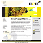 Screen shot of the B2b Business Advisors Ltd website.