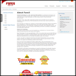 Screen shot of the Fanvil (UK) Ltd website.