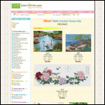 Screen shot of the Pin It & Stitch Ltd website.