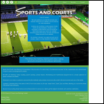 Screen shot of the Sports & Courts Line Marking Ltd website.