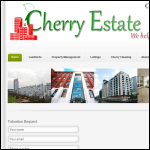 Screen shot of the Cherry Estate Agency Ltd website.