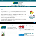 Screen shot of the Independent Ambulance Association website.