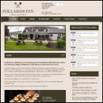 Screen shot of the Pollards Inn 2012 Ltd website.