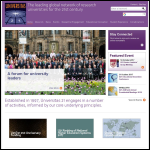 Screen shot of the Universitas Ltd website.