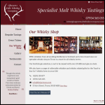 Screen shot of the The Glasgow Malt Whisky Company Tastings Ltd website.