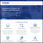 Screen shot of the Sycap Ltd website.