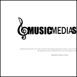 Screen shot of the Music Media Supplies Ltd website.