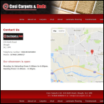 Screen shot of the Cosi Carpets Ltd website.