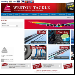 Screen shot of the Weston Tackle Ltd website.