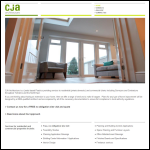 Screen shot of the Cja Architecture Ltd website.