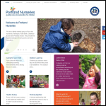 Screen shot of the Heatherfield Day Nursery Ltd website.