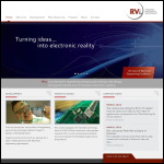 Screen shot of the Raster Vision Ltd website.