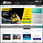 Screen shot of the Midac Uk Ltd website.