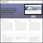 Screen shot of the Input Squared Ltd website.