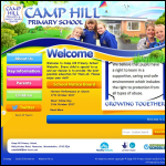 Screen shot of the Camp Hill Community Centre website.