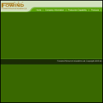 Screen shot of the Company Forward Ltd website.