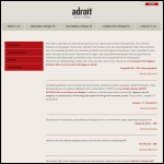 Screen shot of the Adroit Thinking Ltd website.