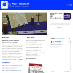 Screen shot of the St Mary's Academy Trust website.