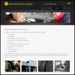 Screen shot of the Bloomfield Accident Repairs Ltd website.