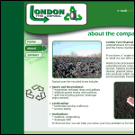 Screen shot of the London Tyre Disposals Ltd website.