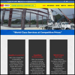 Screen shot of the Proficient Mechanical Services Ltd website.