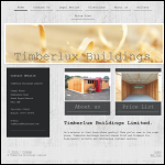 Screen shot of the Timberlux Buildings Ltd website.