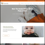 Screen shot of the Ameda Ltd website.