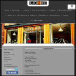 Screen shot of the Black8bikes Ltd website.
