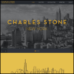 Screen shot of the Charles Stone Eyewear Ltd website.