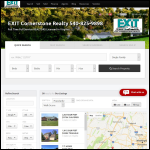 Screen shot of the Cornerstone Realty Ltd website.