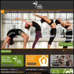 Screen shot of the Absolute Hot Yoga Ltd website.