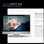 Screen shot of the Bytepoint Ltd website.