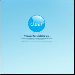 Screen shot of the Clear & Creative Communications Ltd website.
