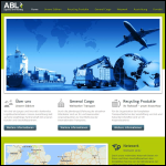 Screen shot of the Abl Logistics Ltd website.