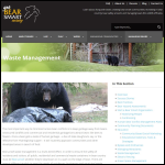 Screen shot of the Urban Decay Waste Management Ltd website.