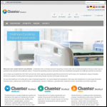Screen shot of the Chanter Biomed Ltd website.