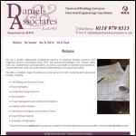 Screen shot of the Dankeel Associates Ltd website.