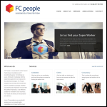Screen shot of the Fc People Ltd website.
