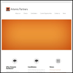 Screen shot of the Artemis Partners Ltd website.